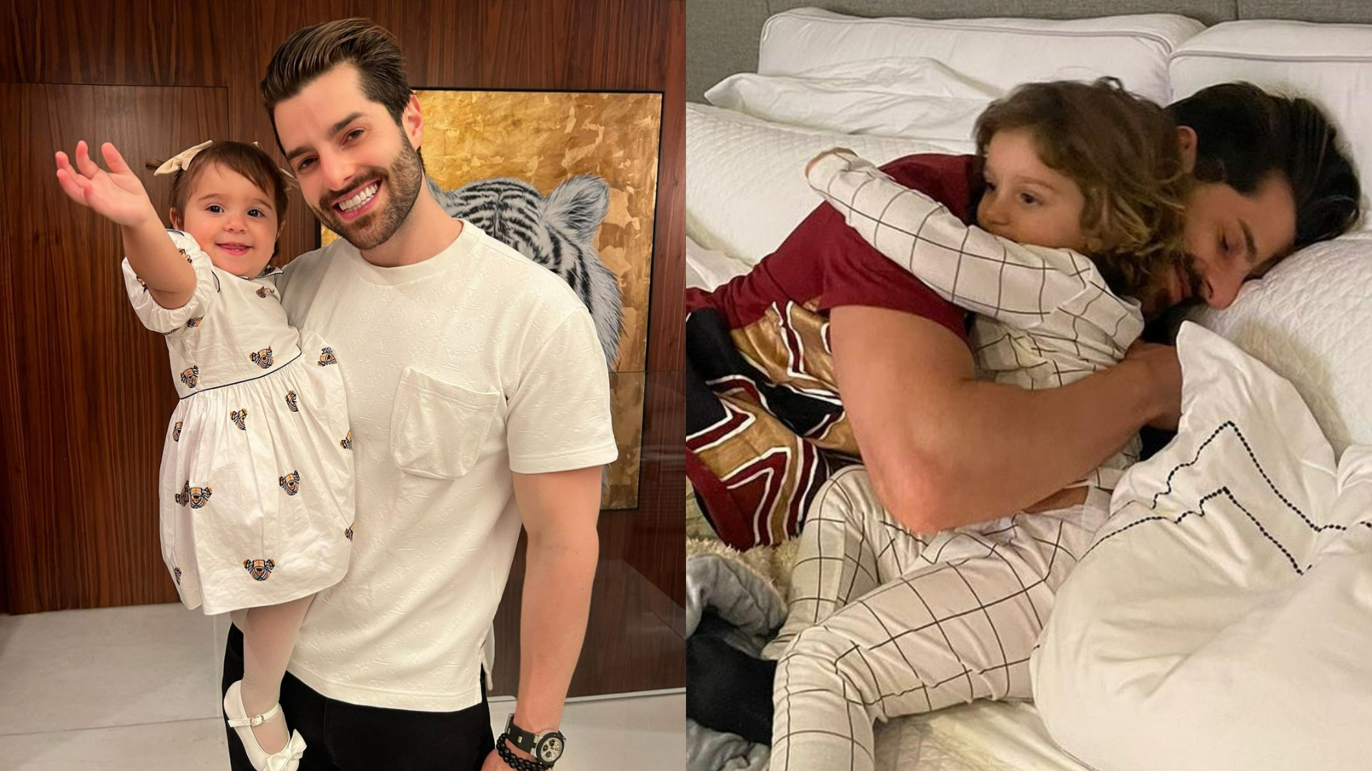 Em meio a compromissos, Alok reencontra os filhos durante rápida viagem ao Brasil: ”Estava com tanta saudade!”