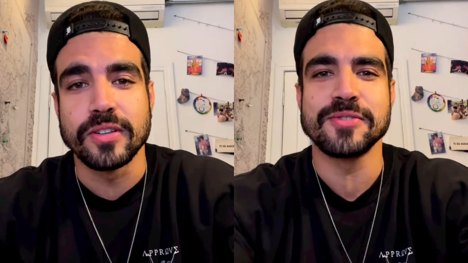 Após polêmica sobre pagar a conta, Caio Castro pede doações para compra de cestas básicas: “Para quem precisa”