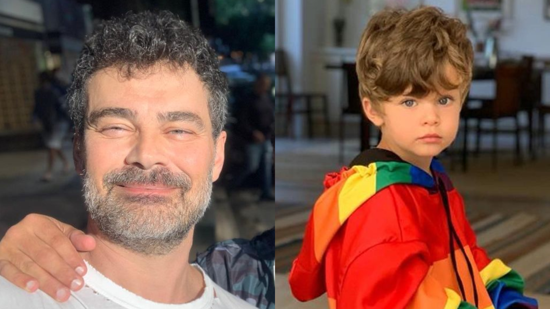 Carmo Dalla Vecchia registra cena de muito amor e carinho com o filho, Pedro