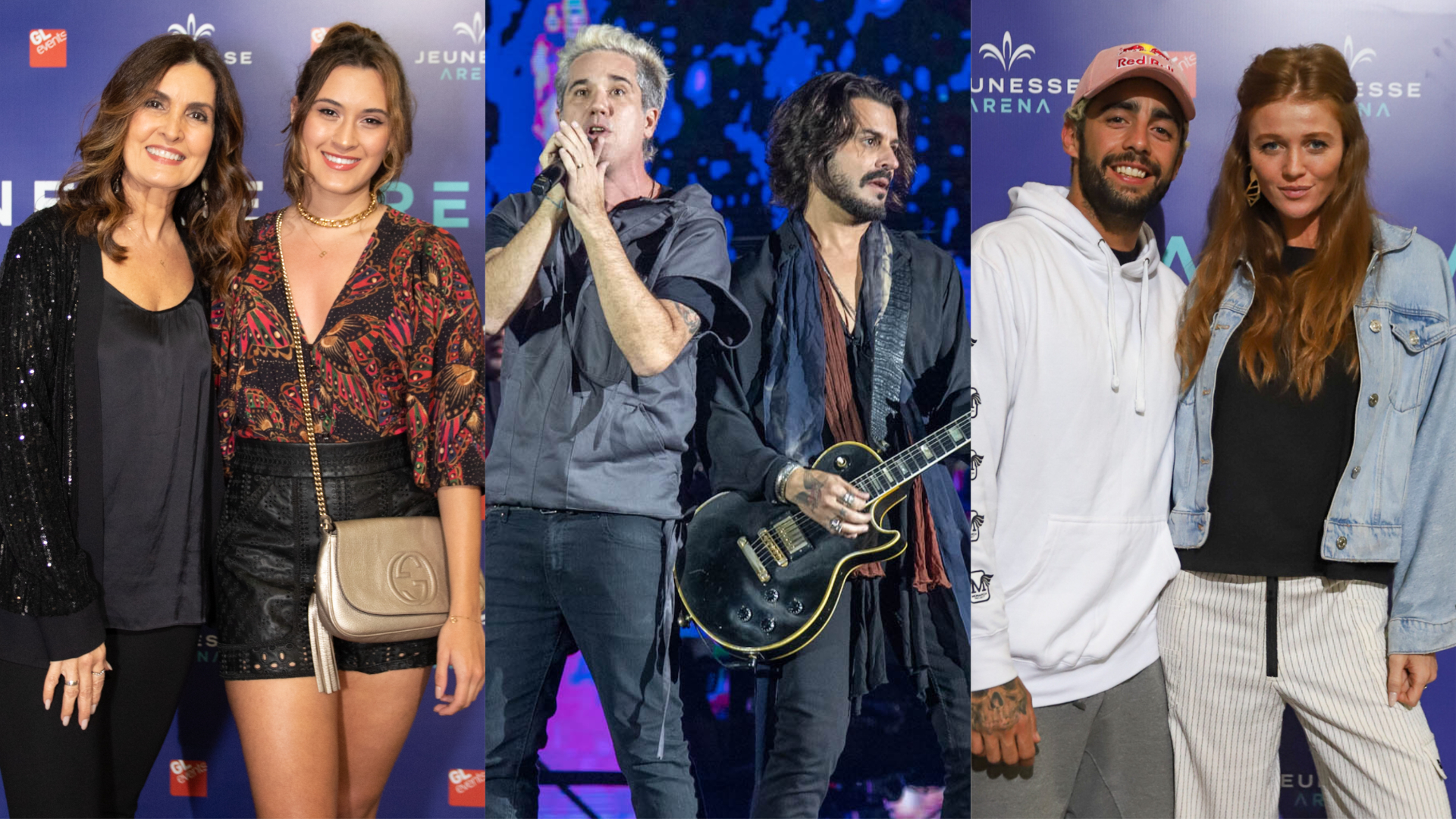 Famosos marcam presença no show de 25 anos do Jota Quest no Rio