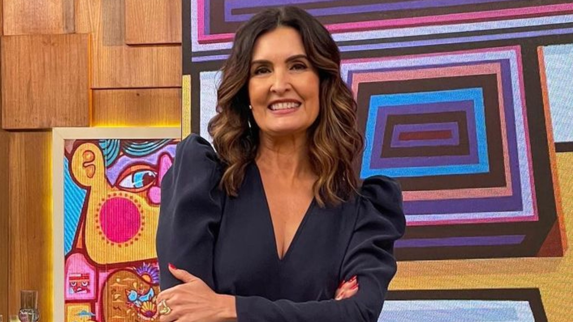 Fátima Bernardes publica foto carinhosa com as filhas e encanta a web