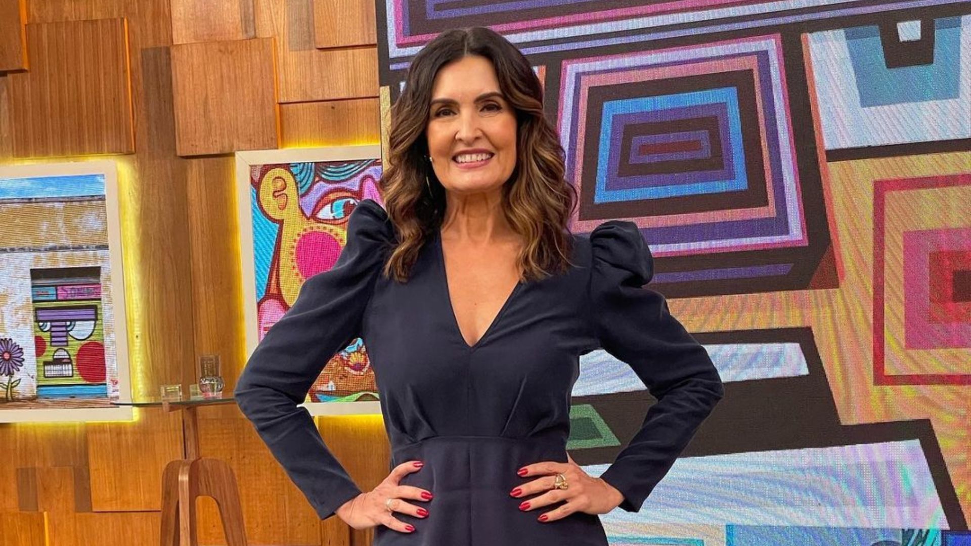 Longe da TV, Fátima Bernardes mostra detalhe da rotina em casa