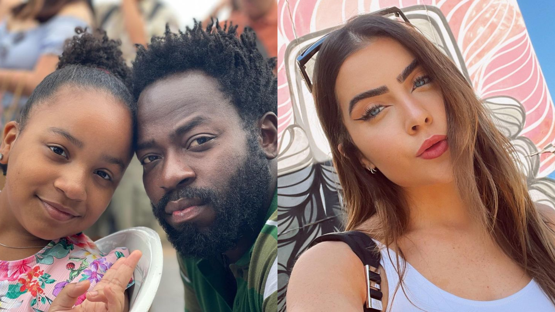 Filha de Douglas Silva se emociona ao conhecer Jade Picon