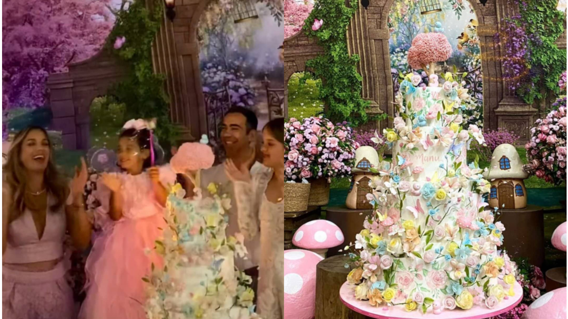 Filha de Ticiane Pinheiro e César Tralli ganha festão de 3 anos