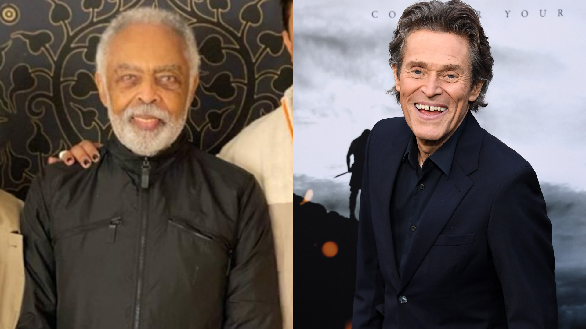 Em turnê pela Europa com a família, Gilberto Gil curte o dia na companhia do ator Willem Dafoe