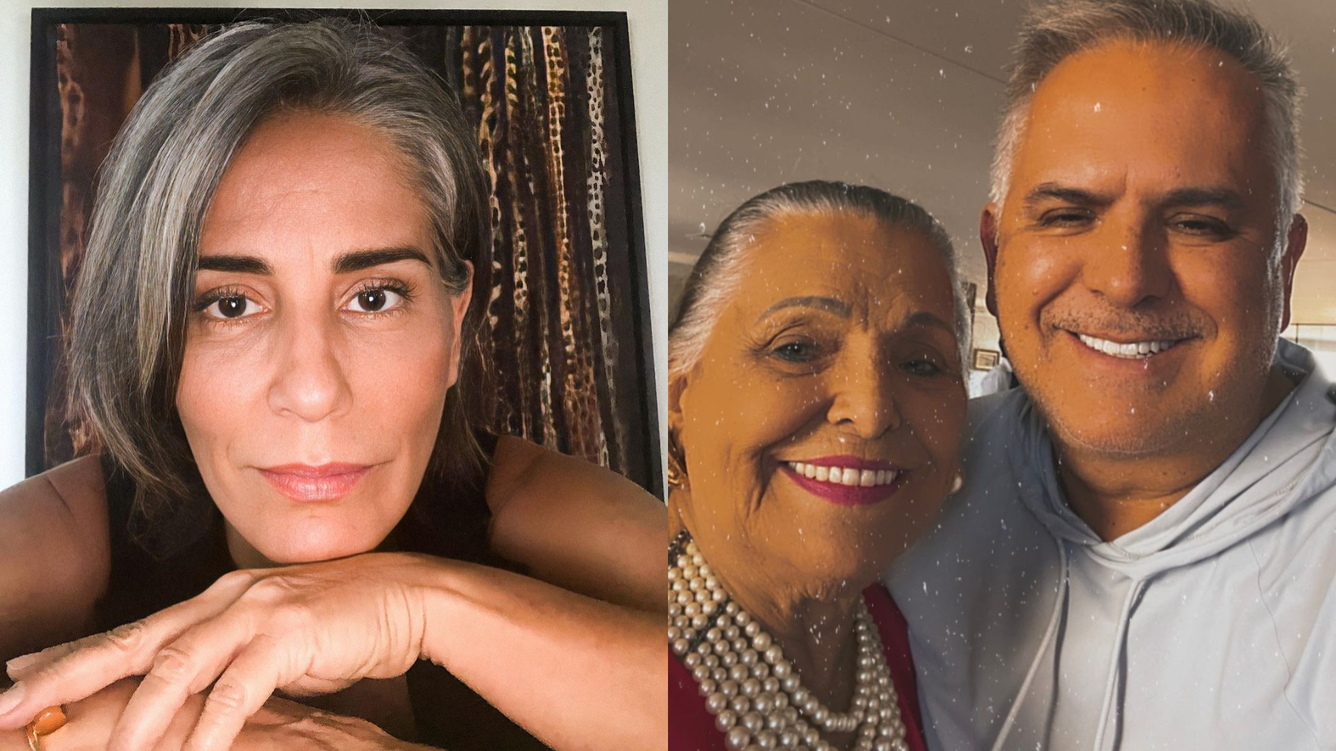 Gloria Pires é flagrada em momento de carinho com a sogra: ”Todo cuidado e amor por ela”