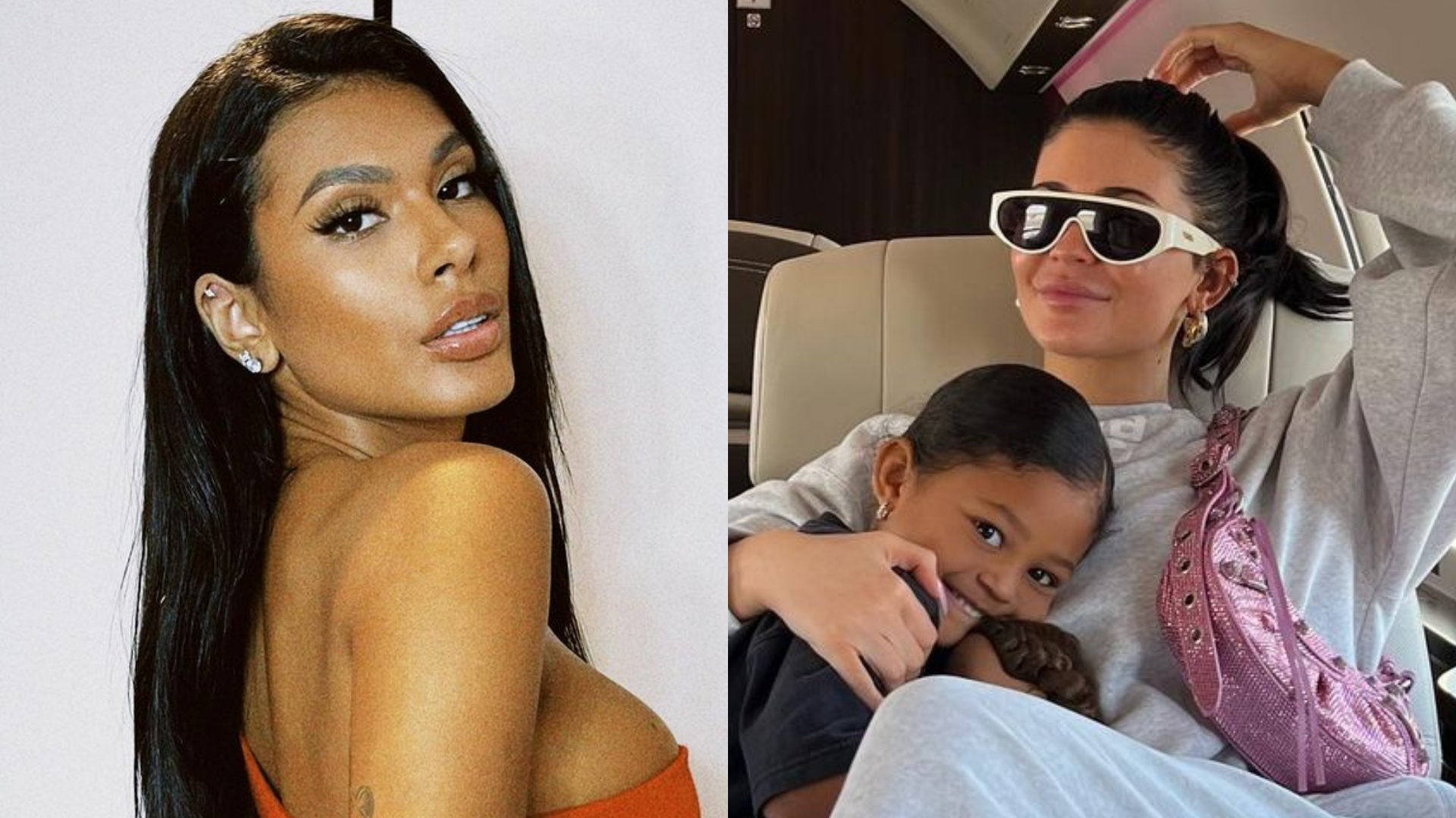 Pocah se surpreende com a semelhança da filha com Stormi, filha de Kylie Jenner