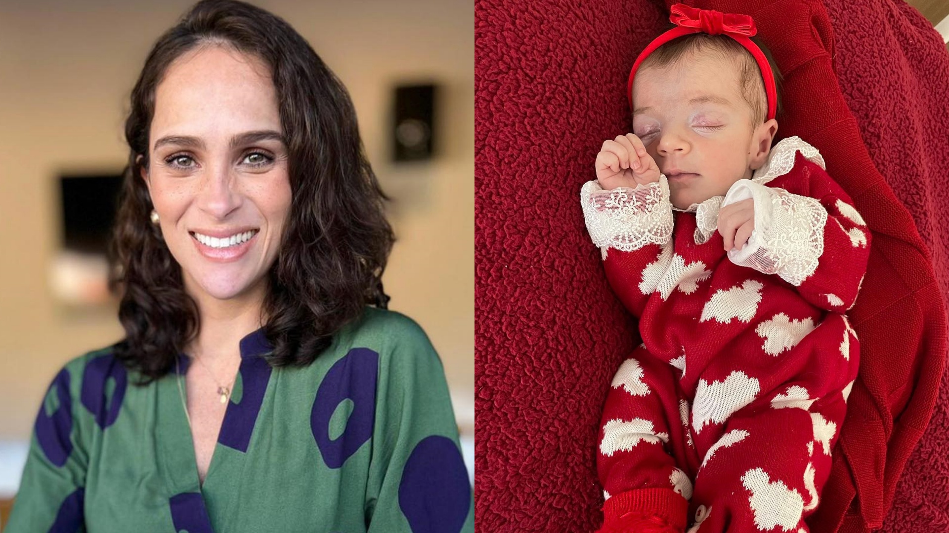 Leticia Cazarré celebra primeiro mês da filha, Maria Guilhermina: “Aventura mais impressionante”