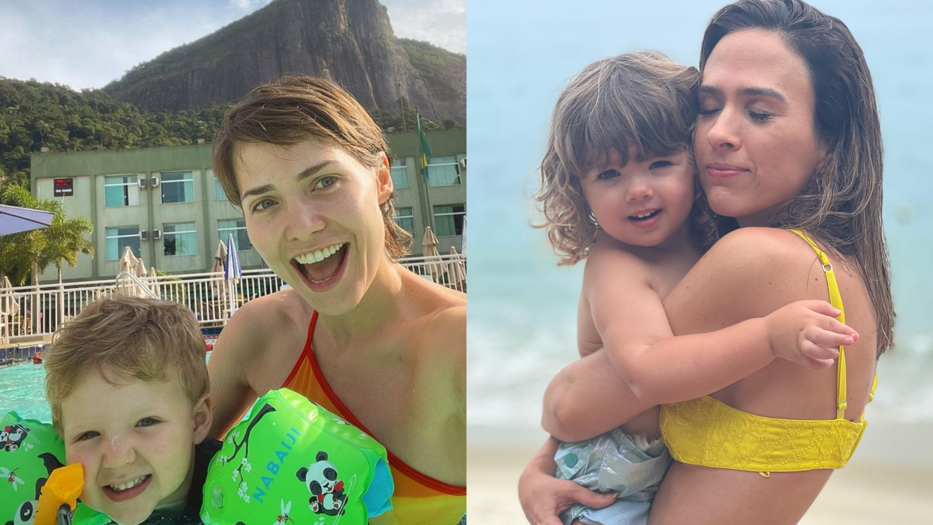 Filhos de Letícia Colin e Tatá Werneck surgem se abraçando em registro perfeito