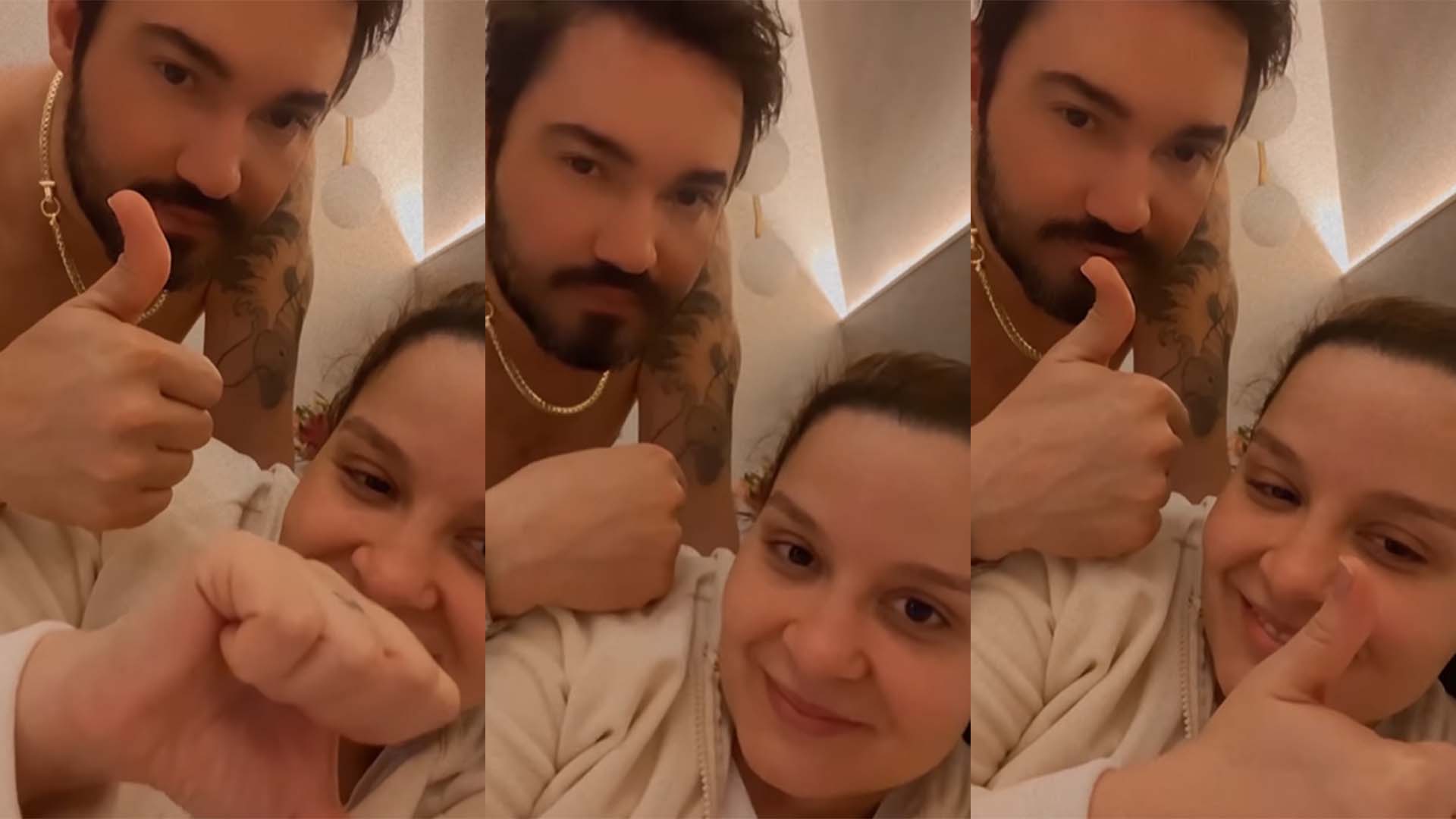 Maiara e Fernando Zor aparecem juntos novamente