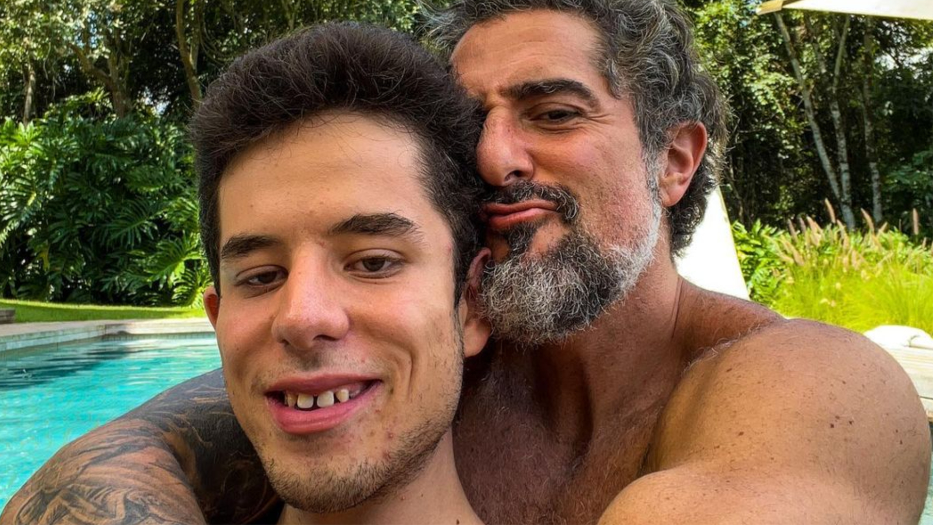 Marcos Mion emociona ao mostrar reencontro com o filho, Romeo, após viagem