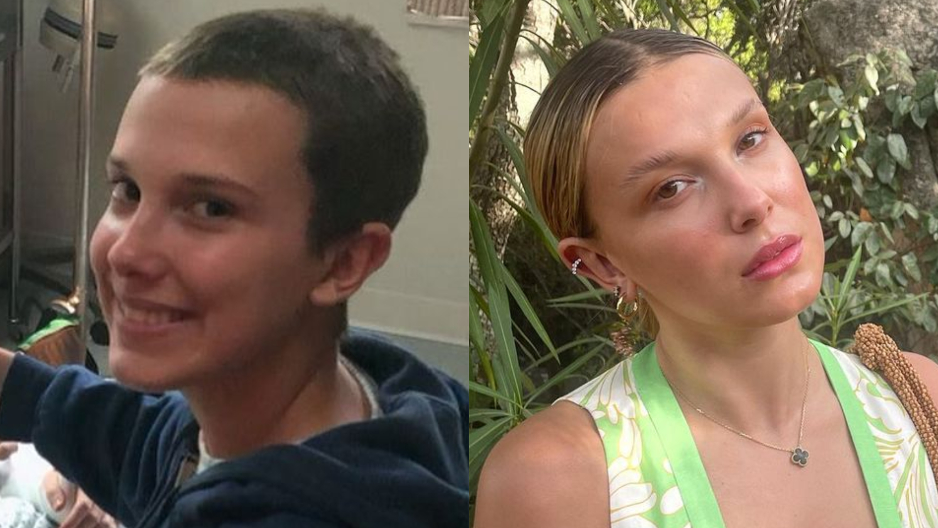 Atriz de ‘Stranger Things’, Millie Bobby Brown, surge arrasadora de vestido recortado