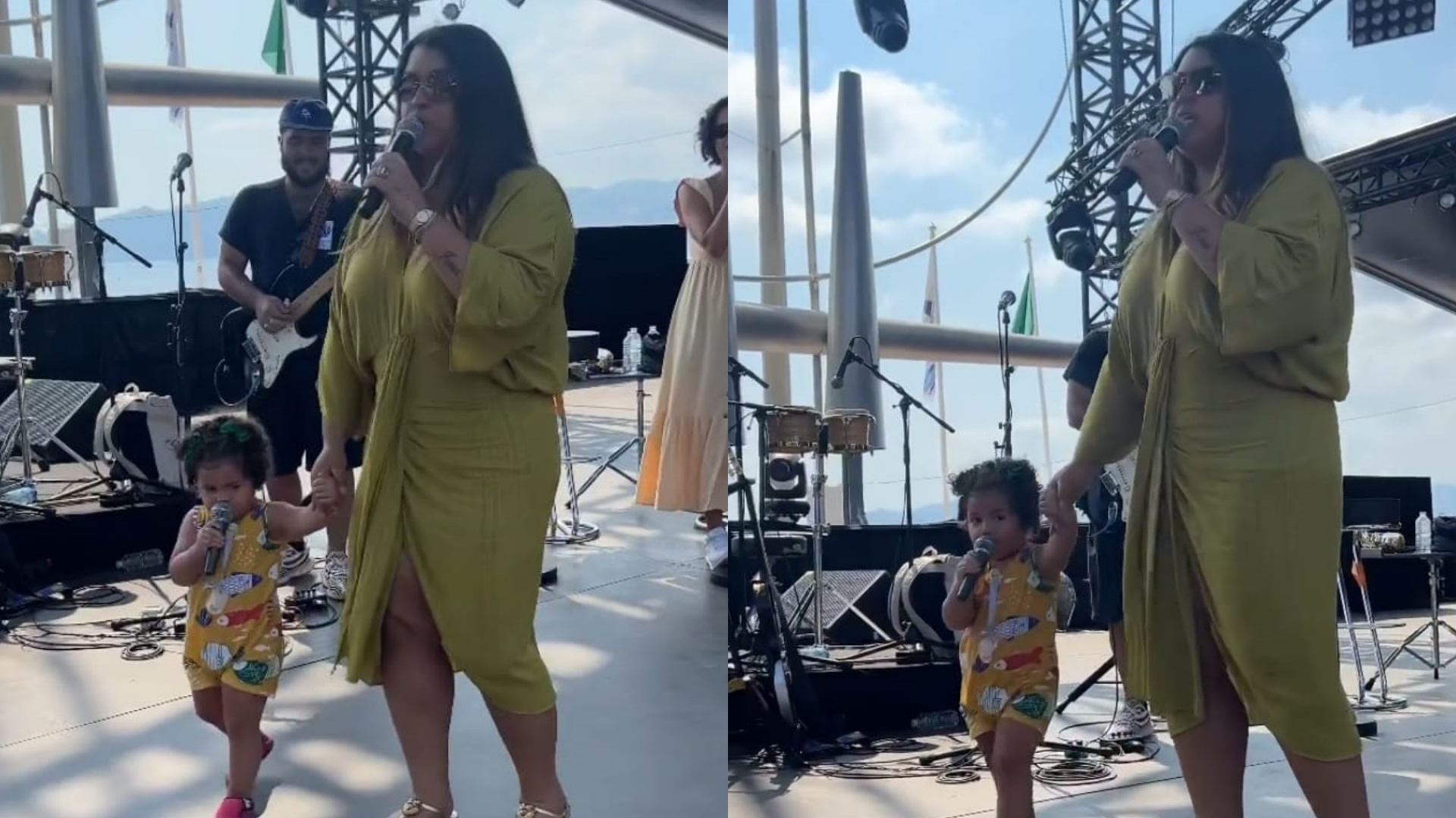 Preta Gil encanta ao mostrar a sobrinha cantando: “Puxou a mamãe e as titias”