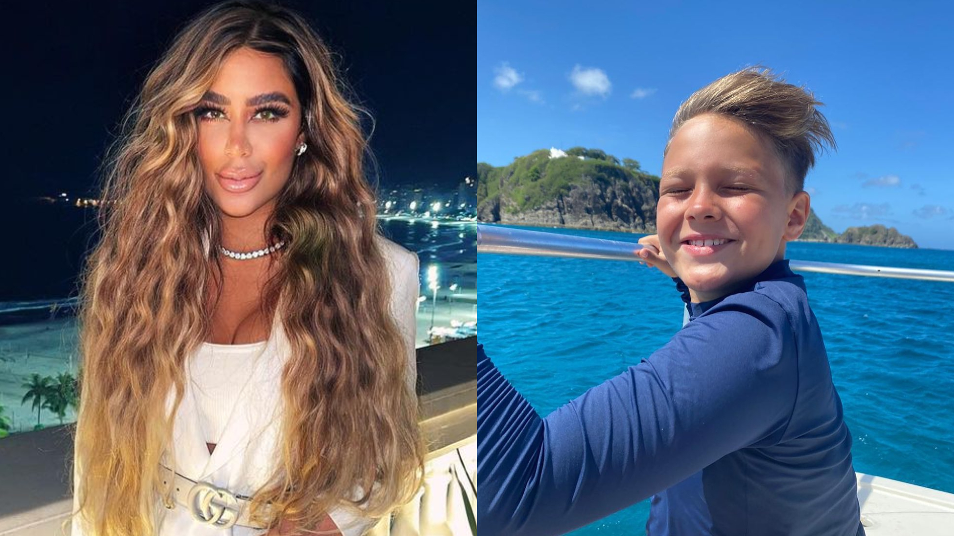 Rafaella Santos surge com o sobrinho, Davi Lucca, em foto e conquista a web