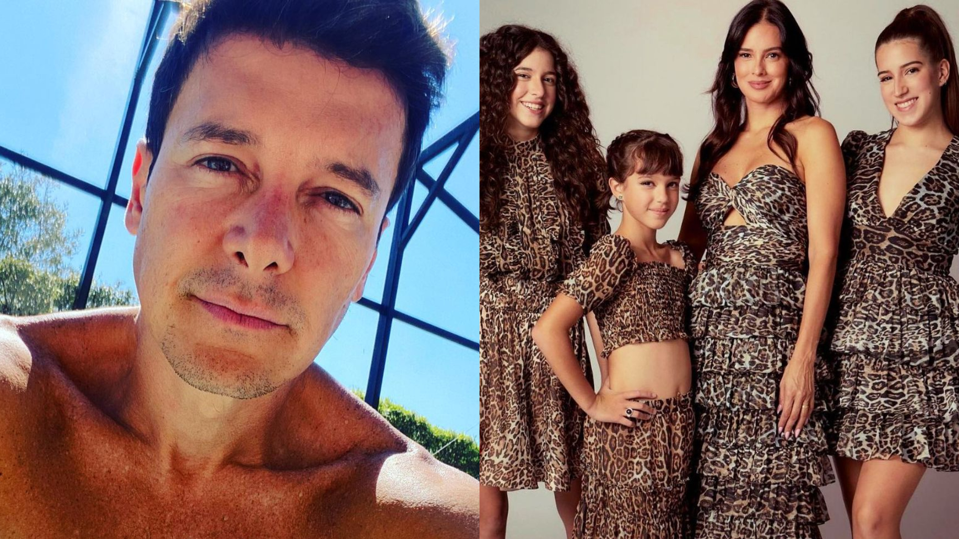 Rodrigo Faro lamenta saudade da família: ”Sem elas não dá”