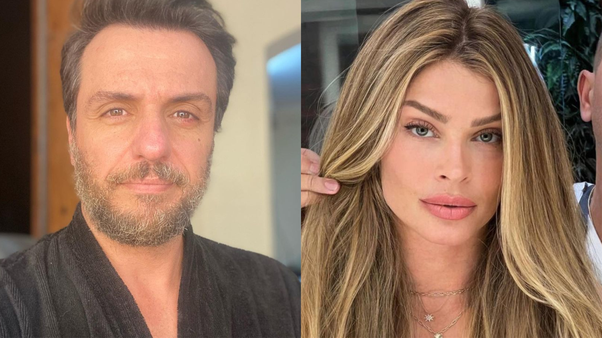 Rodrigo Lombardi registra encontro com Grazi Massafera e brinca: ”Só eu que envelheço”