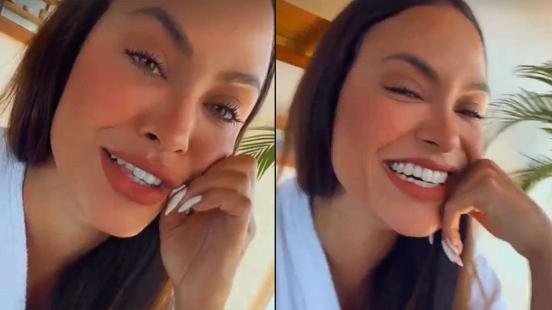 De biquíni, ex-BBB Sarah Andrade exibe corpão em dia na piscina