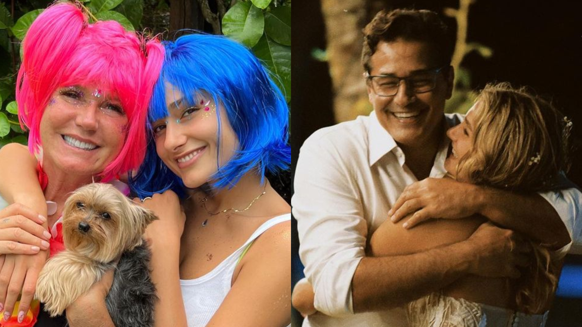 Xuxa Meneghel e Luciano Szafir homenageiam Sasha pelos seus 24 anos