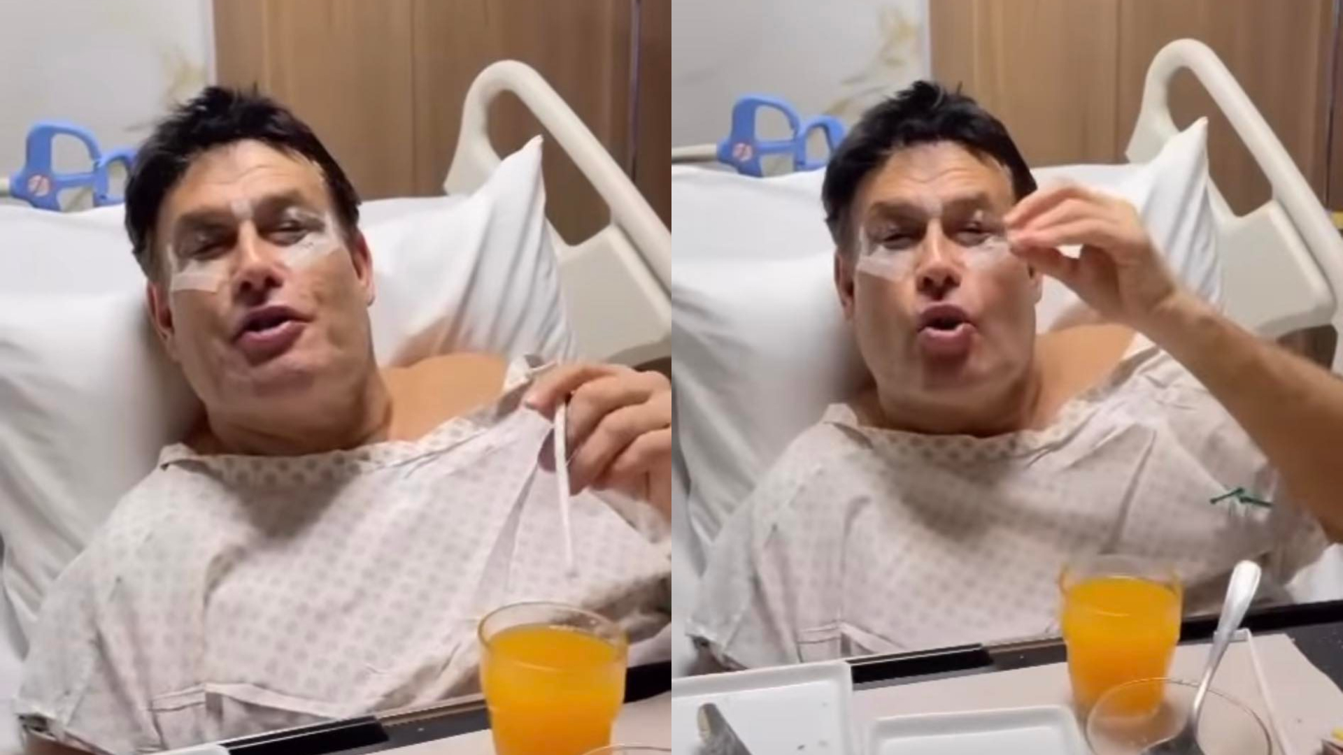 Após cirurgia, Sérgio Mallandro aparece nas redes sociais e garante: ”Está tudo lindo!”
