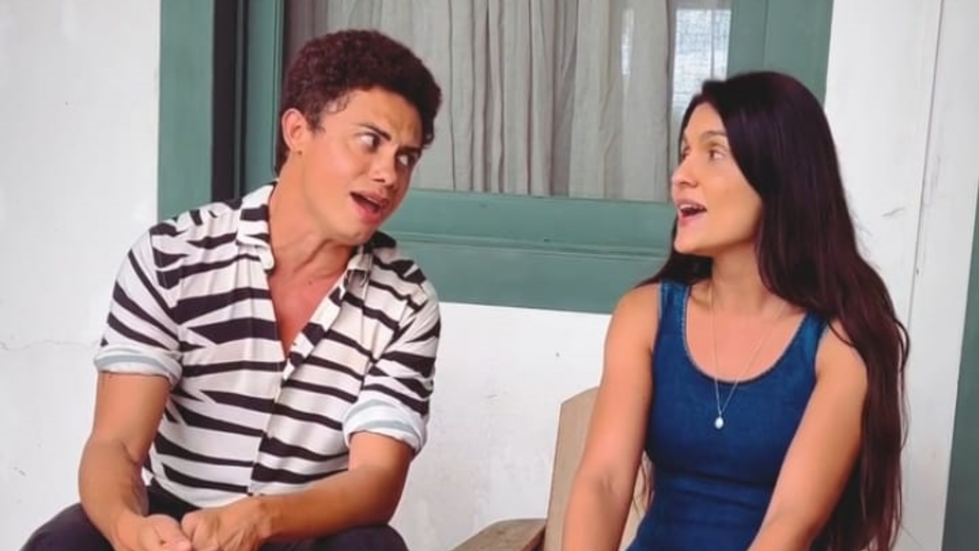 Paula Barbosa canta ao lado de Silvero Pereira nos bastidores de ‘Pantanal’