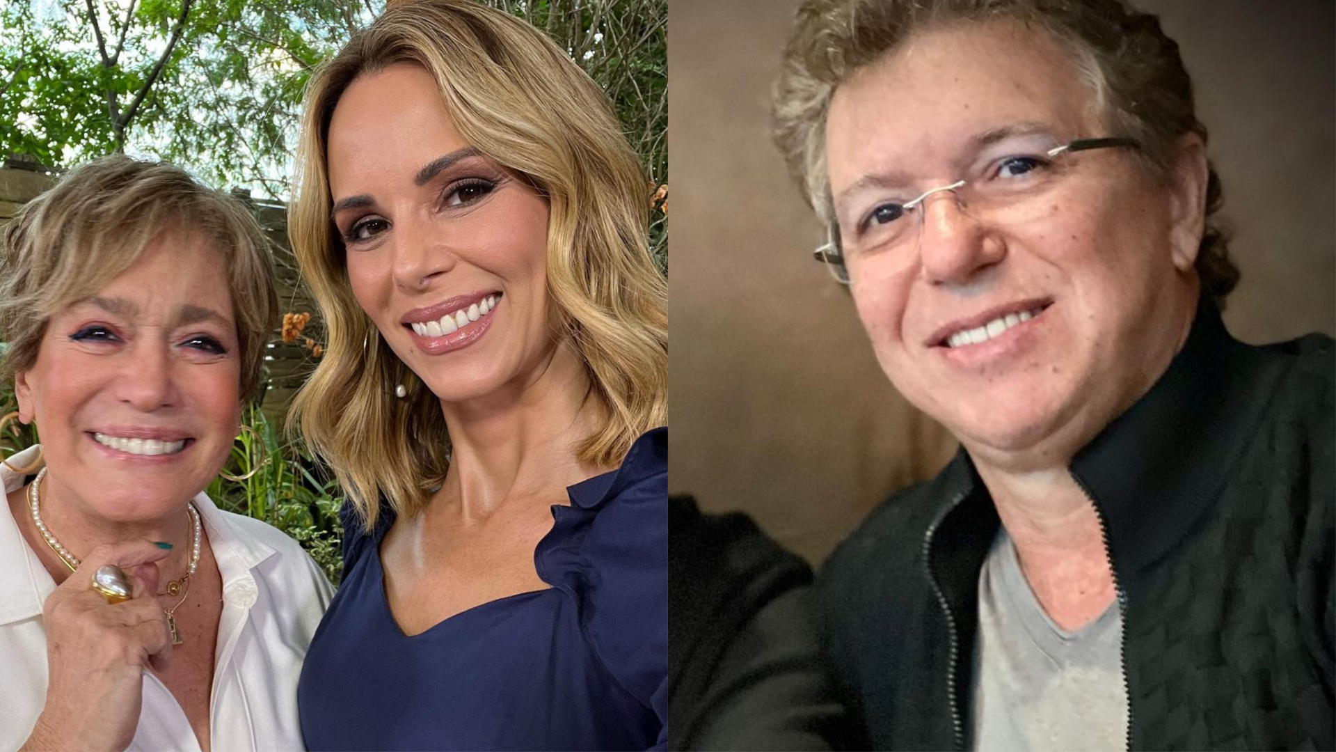 Susana Vieira encontra Ana Furtado e faz pedido inusitado para Boninho