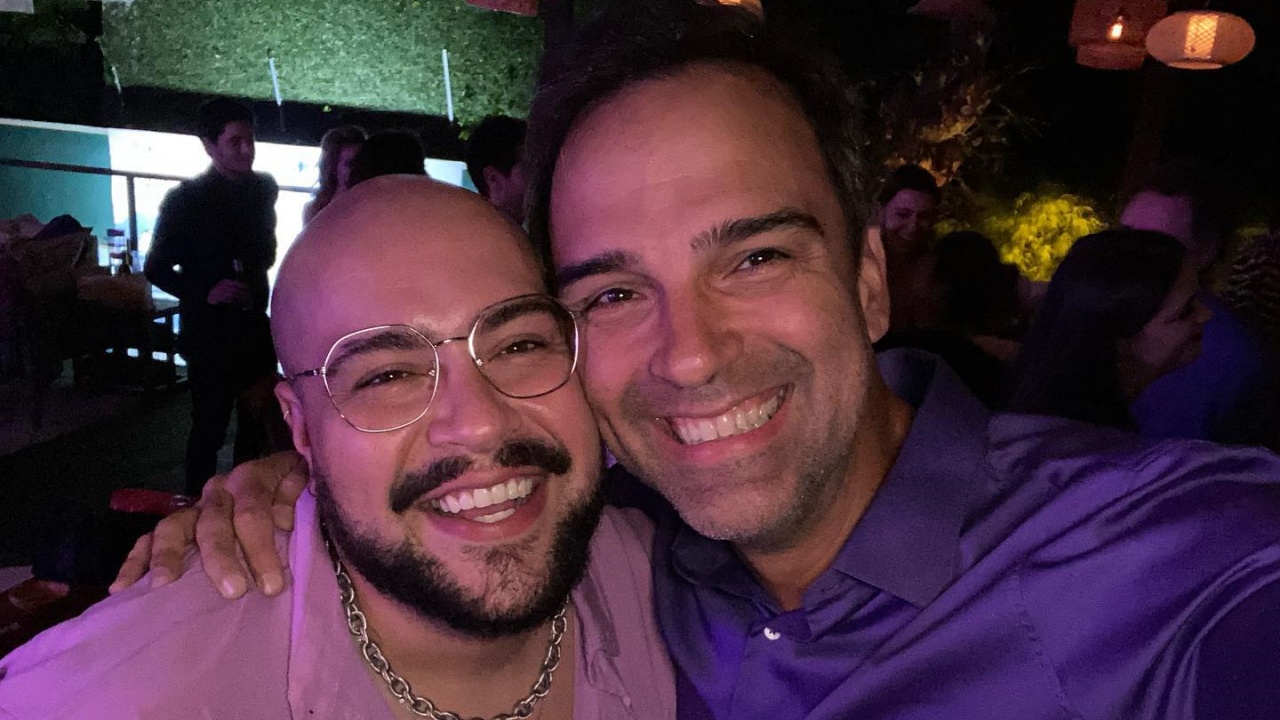 Tadeu Schmidt mostra encontro com Tiago Abravanel e avisa: “Meu coração nunca vai desistir desse jogador”