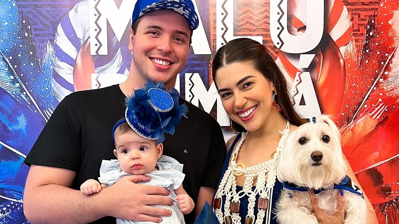 Vivian Amorim mostra detalhes da festa de mesversário da filha: “Malu Bumbá”