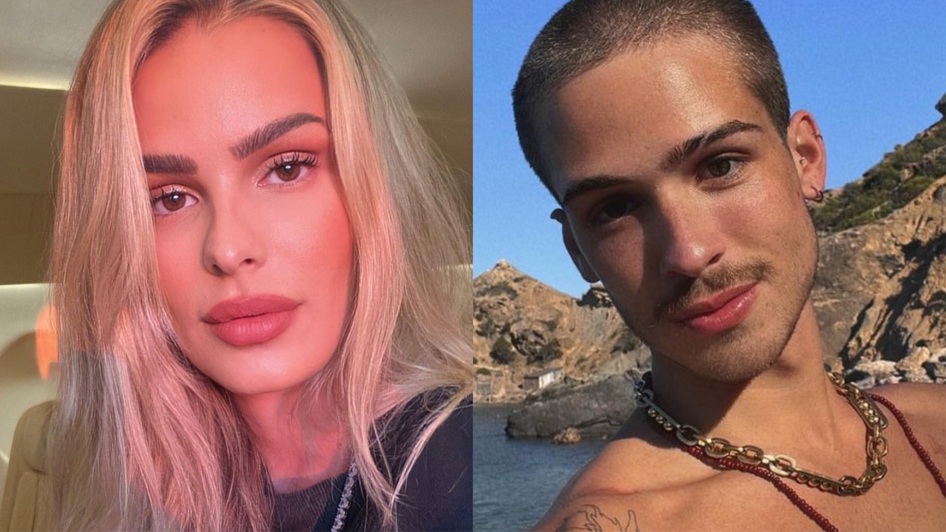 Yasmin Brunet e João Guilherme são flagrados aos beijos em festa de Luísa Sonza