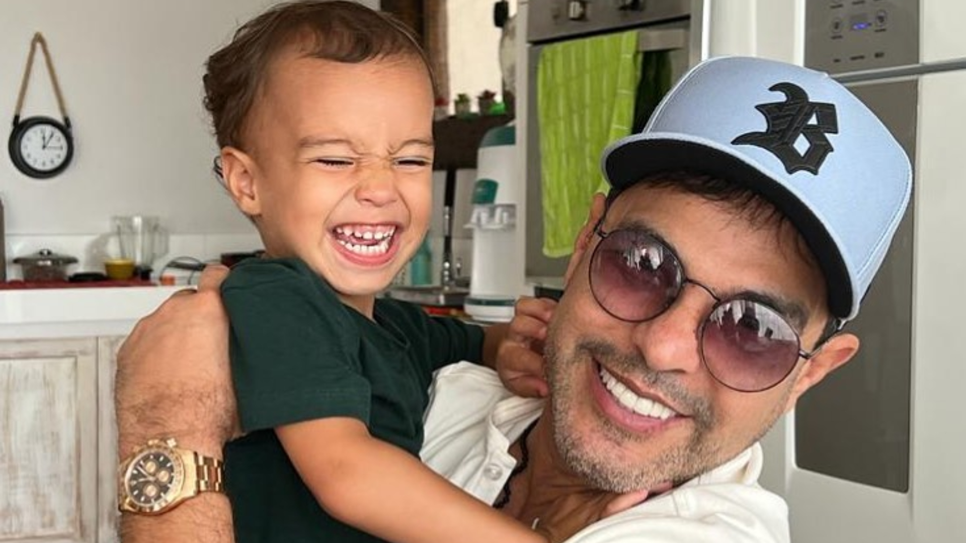 Zezé Di Camargo se declara no aniversário de seu neto, Joaquim: ”Te desejo o que há de melhor”