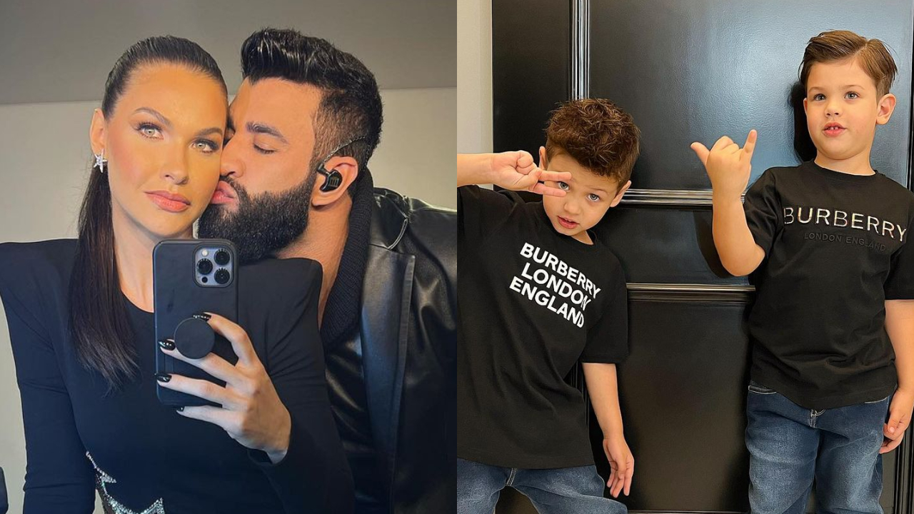 Andressa Suita e Gusttavo Lima viajam em família para comemorar o aniversário do filho, Gabriel