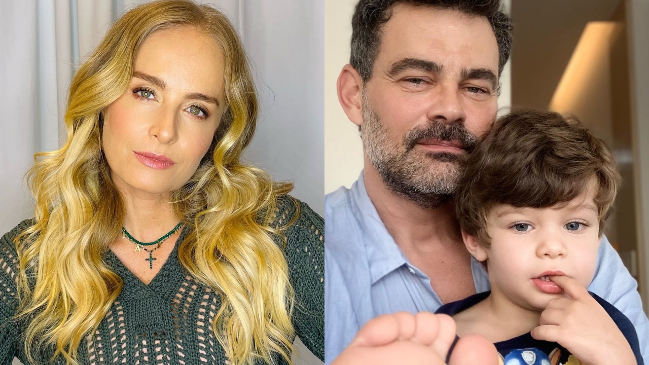 Angélica reage ao ver filho de Carmo Dalla Vecchia cantando sua música: “Apaixonada”