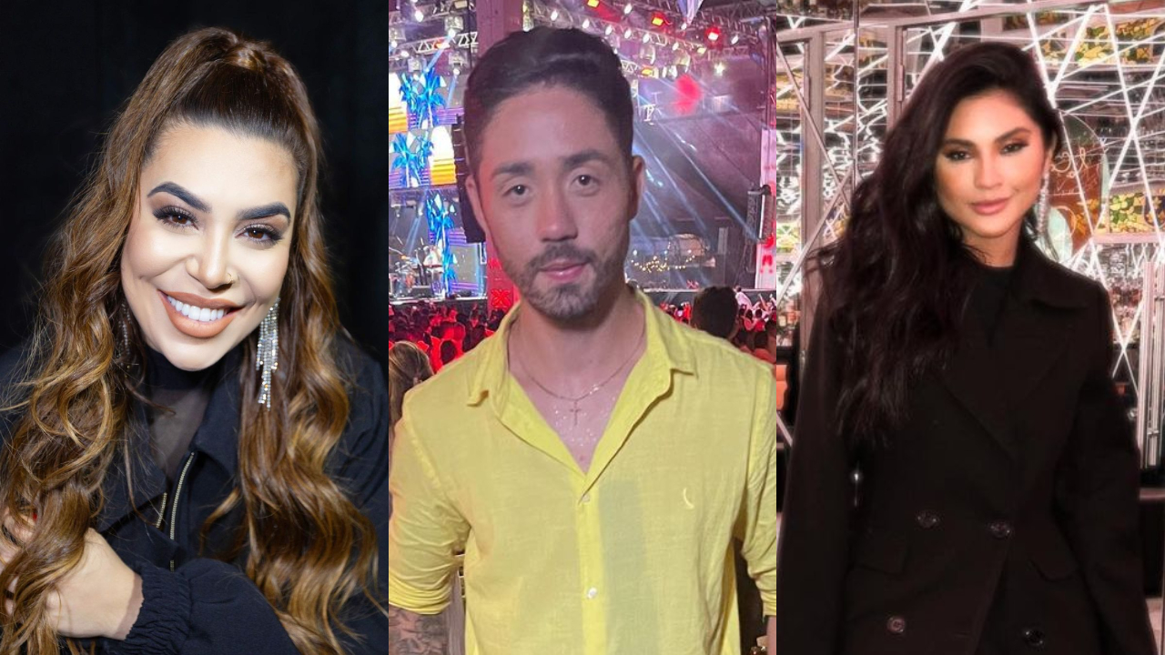 Naiara Azevedo, Rico e Mileide Mihaile dançam ao som de ‘Triscou, Já Foi’
