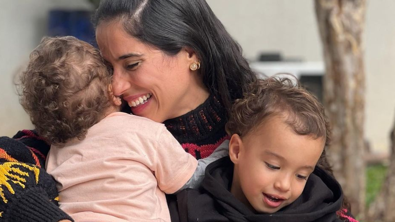 Alerta de fofura! Camilla Camargo mostra piquenique que fez com os herdeiros