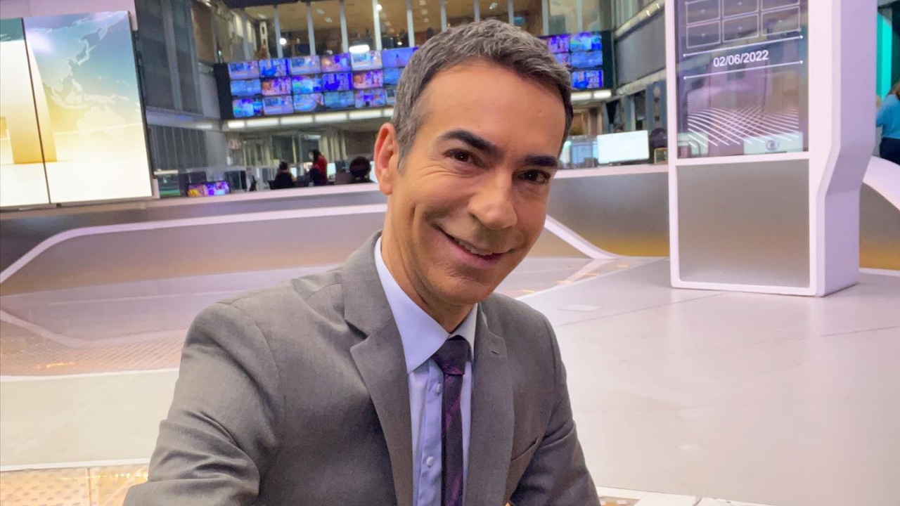 Cesar Tralli recorda clique dançando com a filha e encanta: ”Nos embalos de Manu”