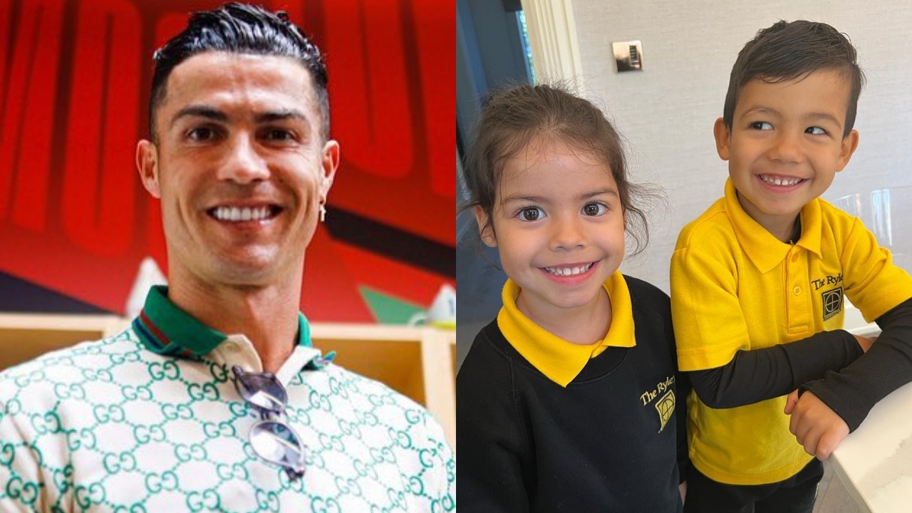 Cristiano Ronaldo comemora aniversário dos filhos gêmeos: “Meus amores”