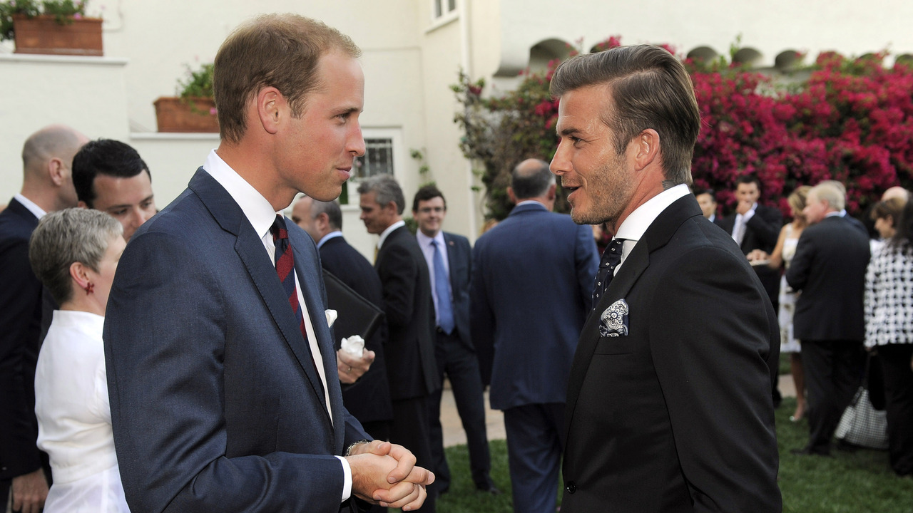 David Beckham parabeniza Príncipe William pelo aniversário de 40 anos