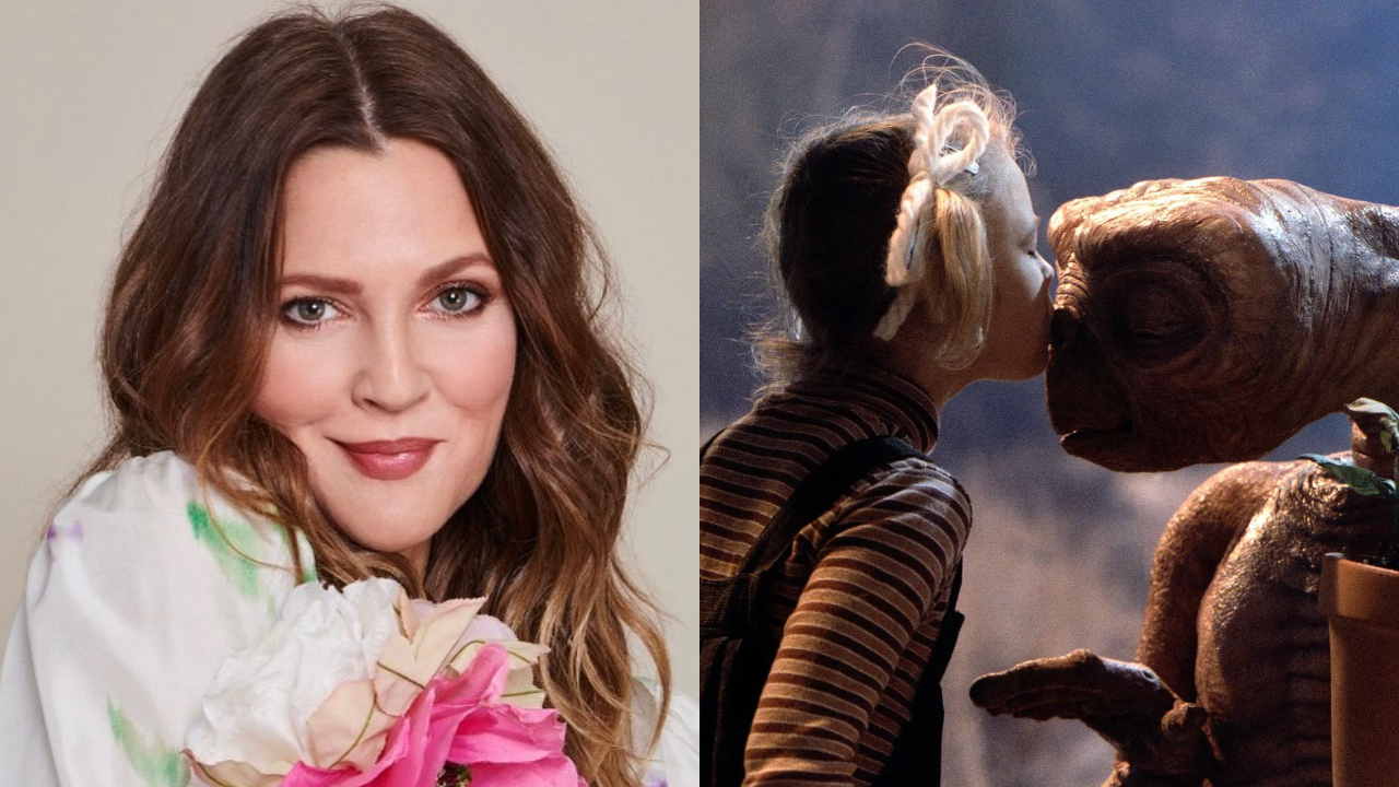 Drew Barrymore resgata cenas de bastidores de ‘E.T.’ para celebrar o aniversário do filme
