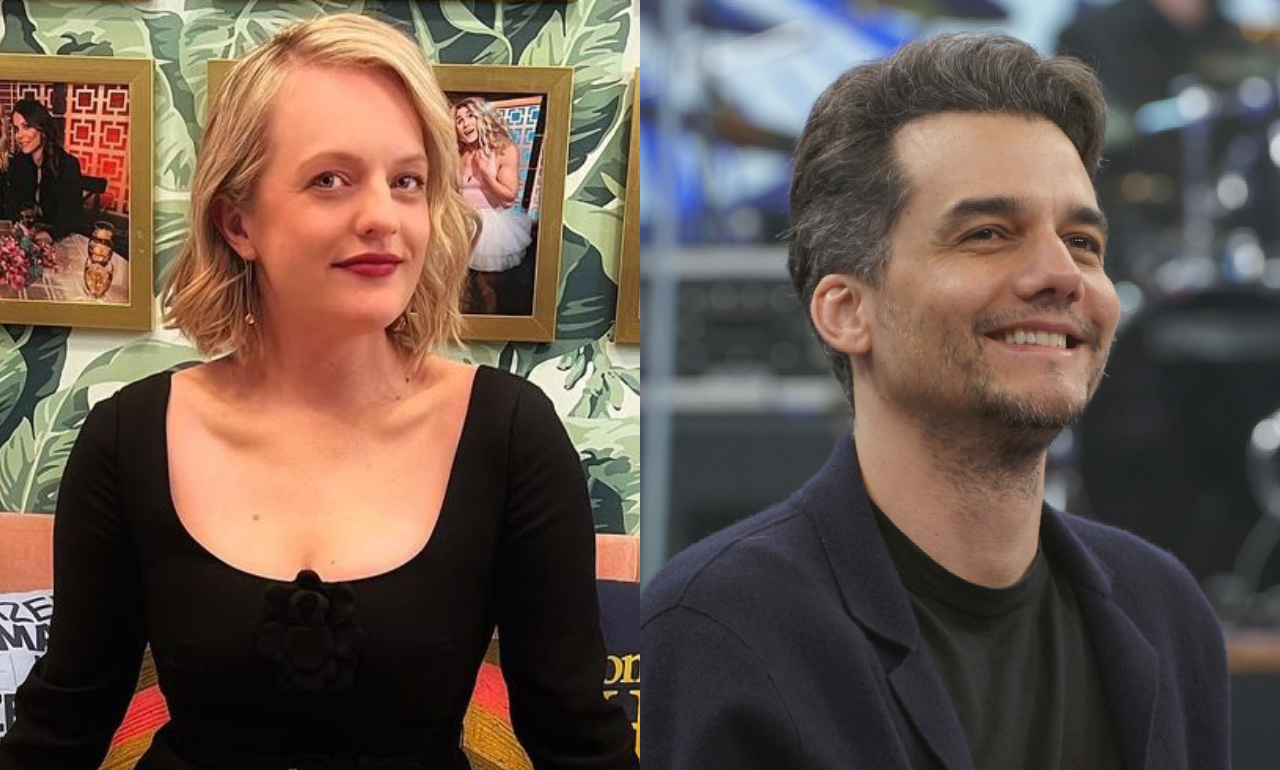 Elisabeth Moss compartilha clique carinhoso com Wagner Moura