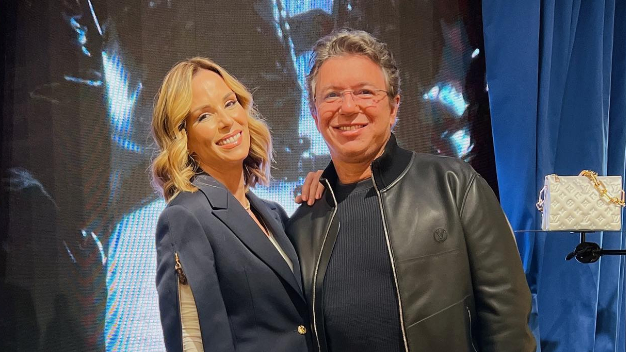Ana Furtado mostra making of ao gravar vídeo com Boninho: ”Que bonitinho ele dirigindo cada passo do clipe”