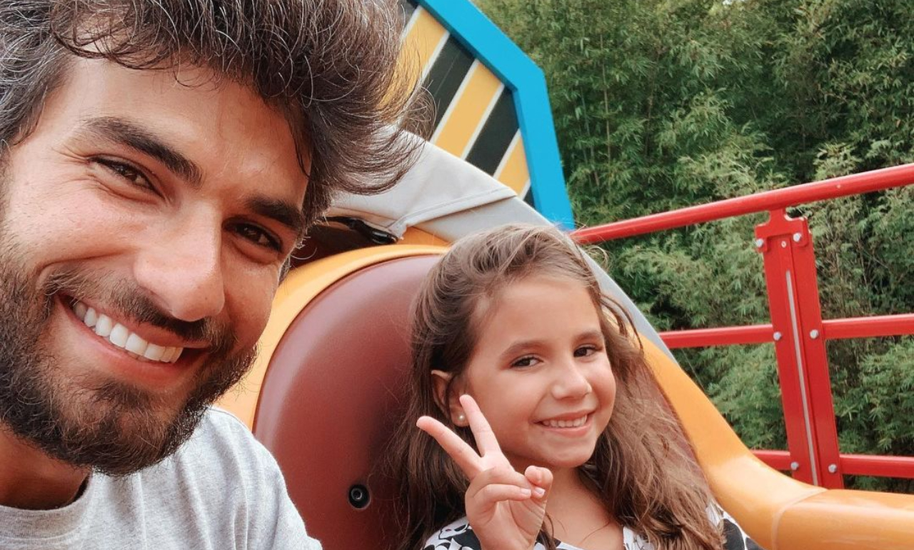 Hugo Moura mostra desenho da filha, Maria Flor, e impressiona os seguidores: ”Talentosa”