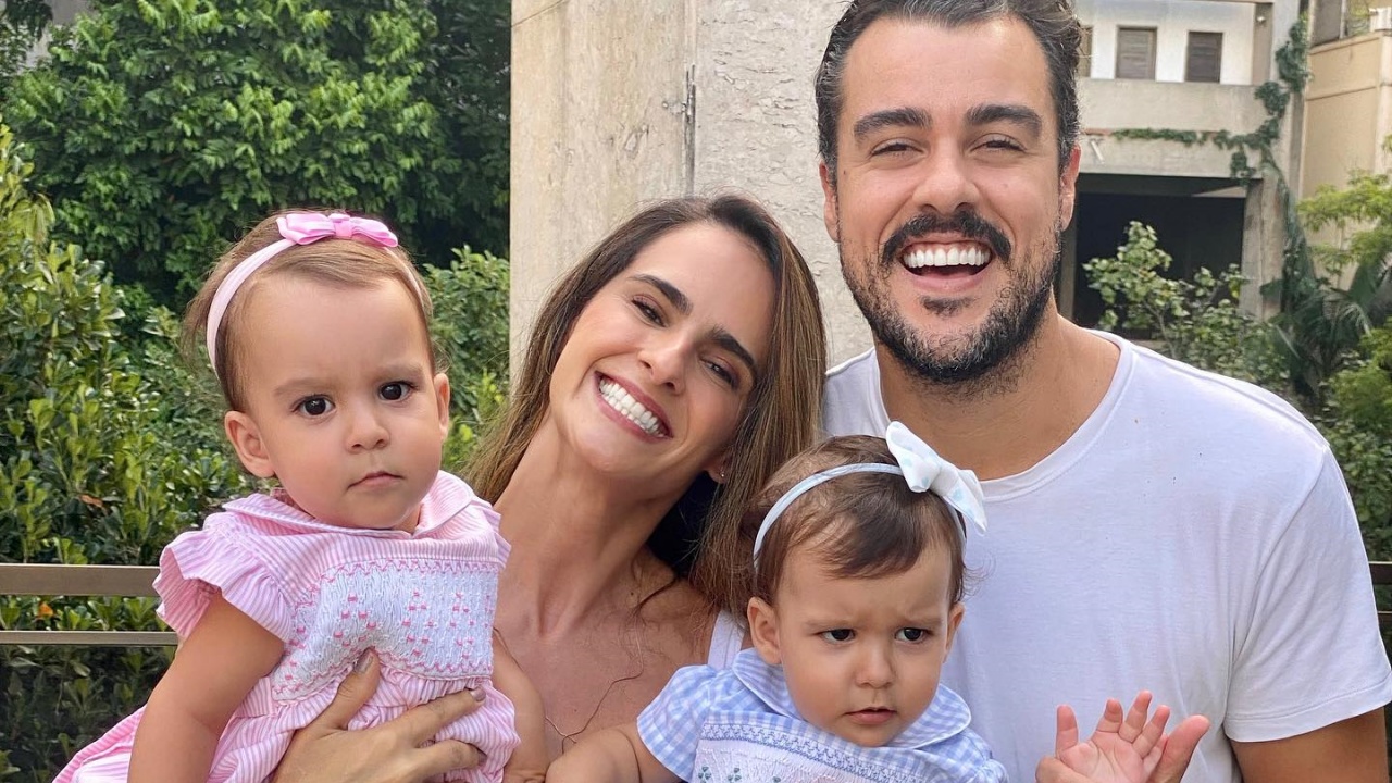 Isolado após testar positivo para a covid-19, Joaquim Lopes desabafa sobre saudade das filhas gêmeas