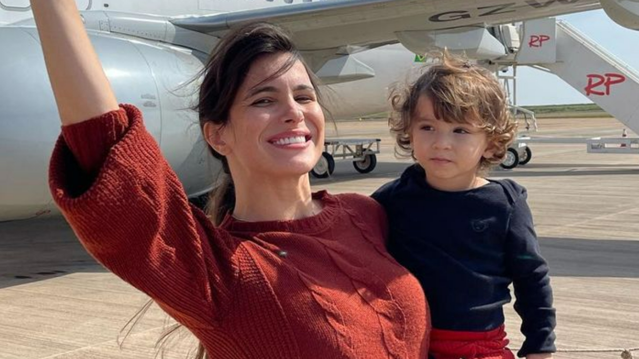Kamilla Salgado se derrete ao fazer vídeo fofo do filho, Bento: ”O sorriso artístico dele é assim…”