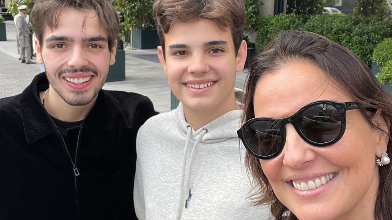 Luciana Cardoso, mulher de Faustão, abre álbum de viagem com os filhos