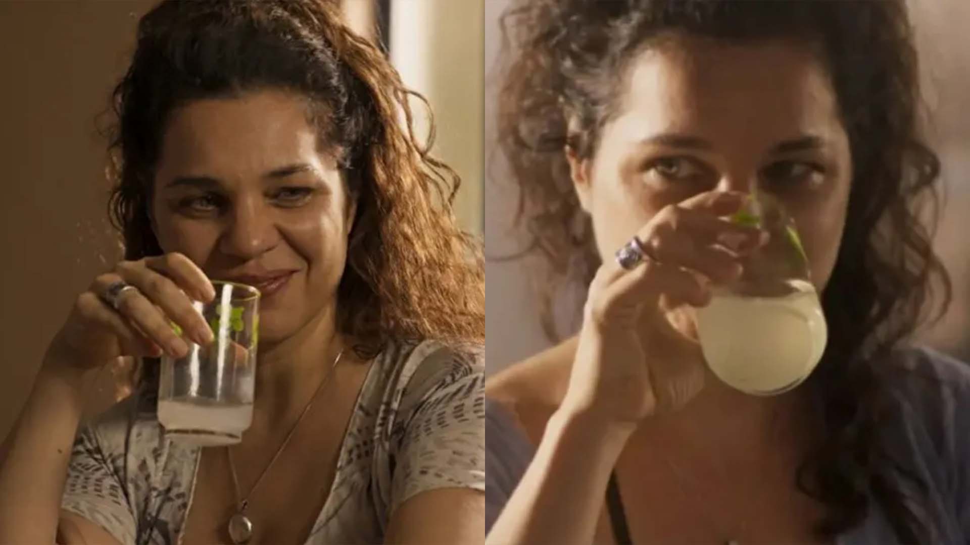 Atriz explica o motivo do copo de ‘limonada’ de Maria Bruaca na novela Pantanal