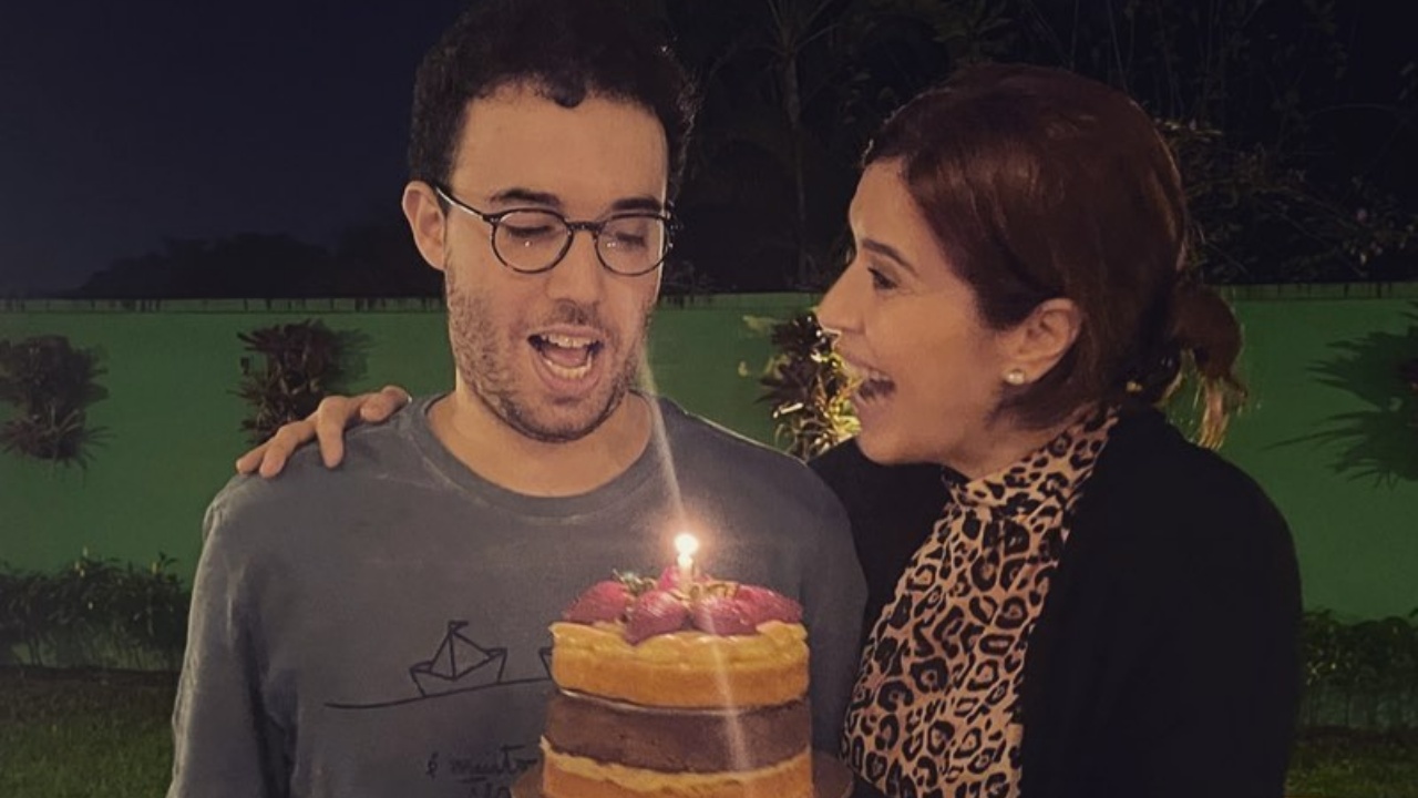 Maria Clara Gueiros presta homenagem no aniversário do filho: “Te amo e te admiro”