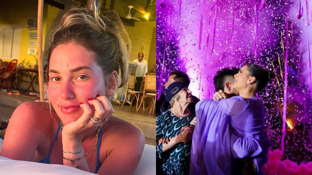 Virginia mostra o momento em que descobriu que está esperando outra menina e se declara: ”Sou mãe de duas princesinhas”