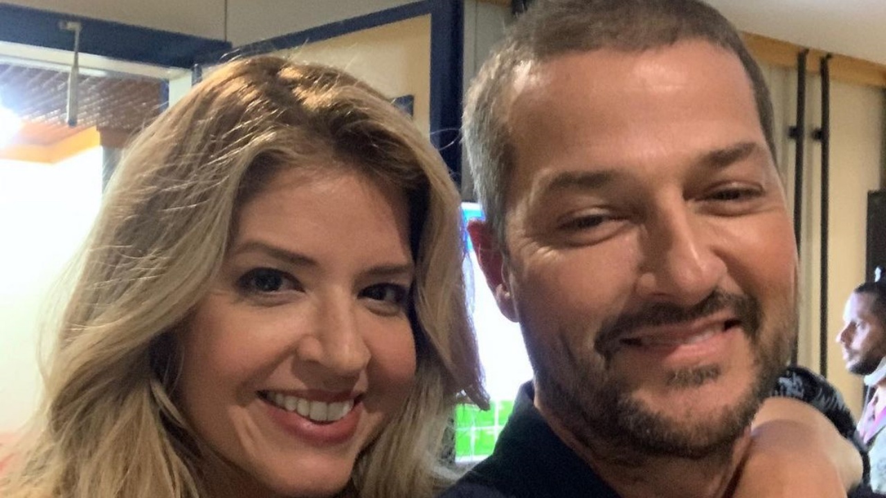 Marcelo Serrado celebra trabalho com Mariana Santos: “Minha parceira”