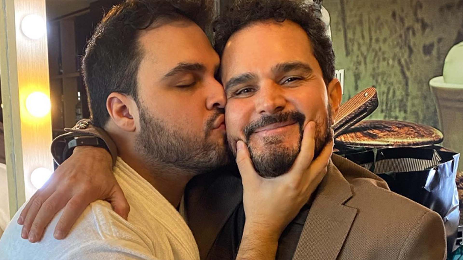 Luciano Camargo manda recado no dia do casamento do filho Nathan