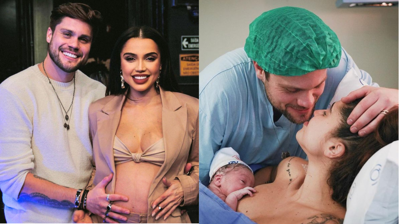 Paula Amorim e Breno Simões emocionam a web com vídeo da chegada do primeiro filho