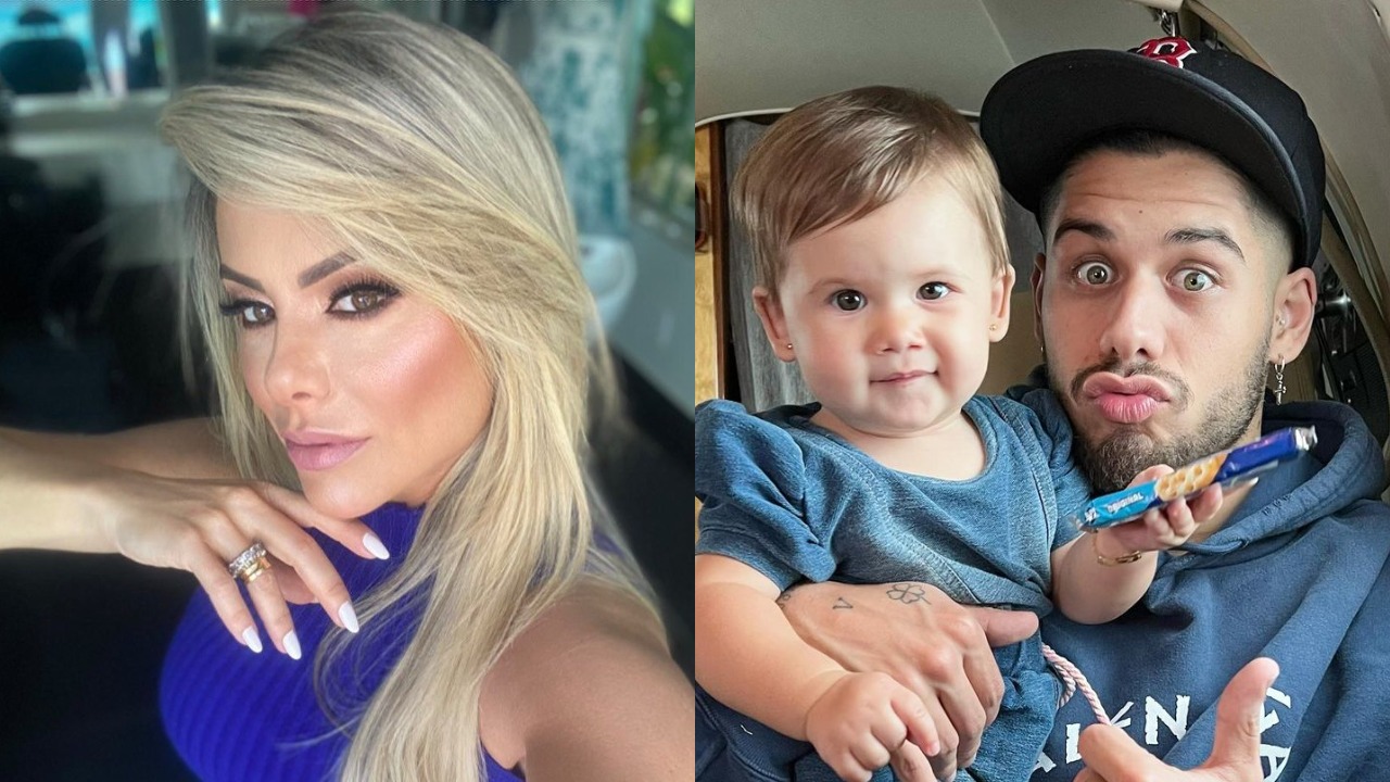 Poliana Rocha posta fotos antigas de Zé Felipe e web se choca por semelhança com Maria Alice